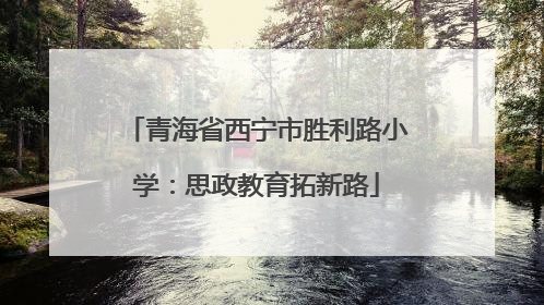 青海省西宁市胜利路小学：思政教育拓新路