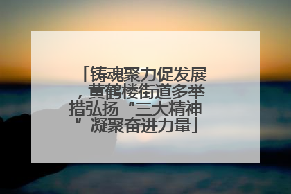铸魂聚力促发展，黄鹤楼街道多举措弘扬“三大精神”凝聚奋进力量