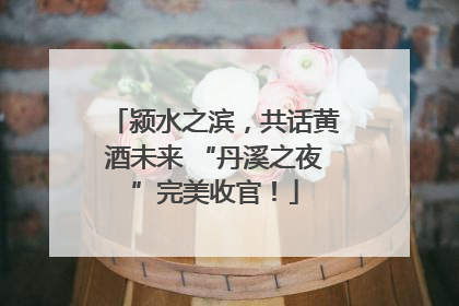 颍水之滨，共话黄酒未来 “丹溪之夜”完美收官！