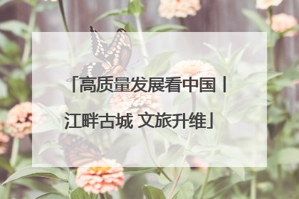 高质量发展看中国丨江畔古城 文旅升维
