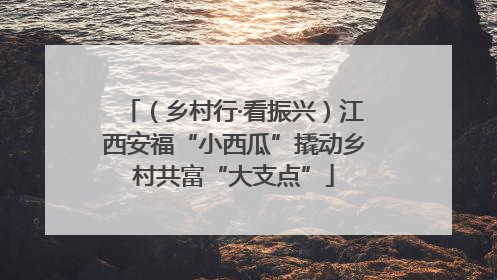（乡村行·看振兴）江西安福“小西瓜”撬动乡村共富“大支点”