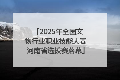 2025年全国文物行业职业技能大赛河南省选拔赛落幕
