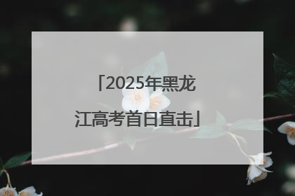 2025年黑龙江高考首日直击