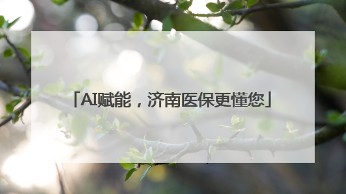 AI赋能，济南医保更懂您