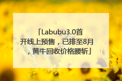 Labubu3.0首开线上预售，已排至8月，黄牛回收价格腰斩