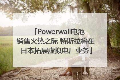 Powerwall电池销售火热之际 特斯拉将在日本拓展虚拟电厂业务